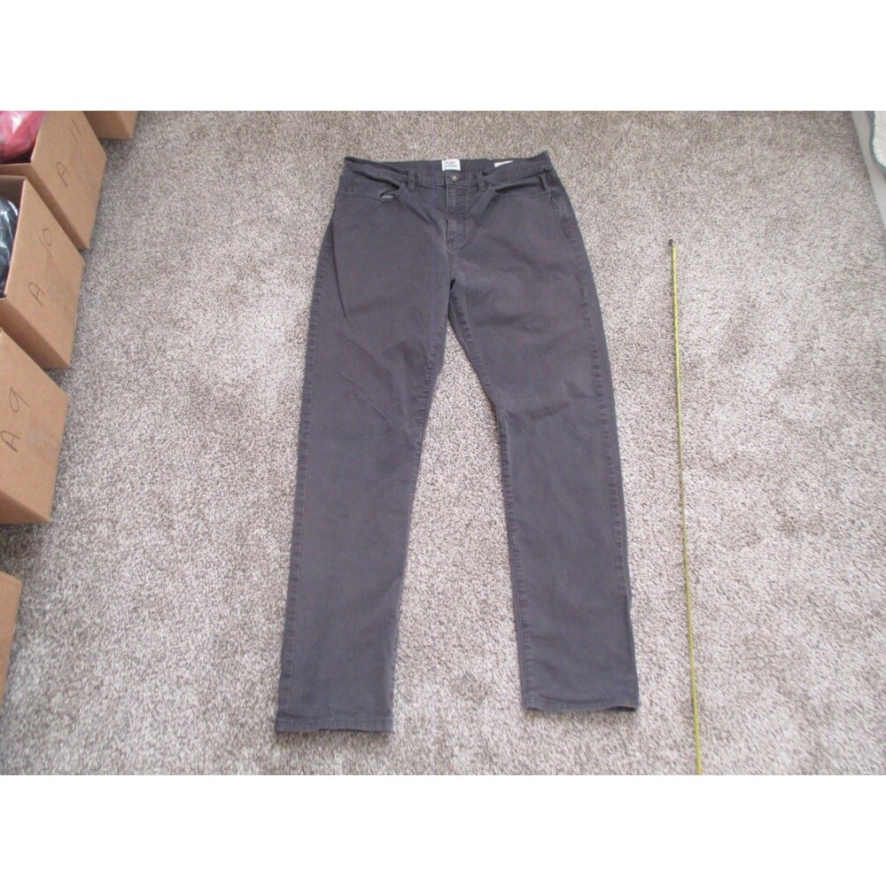 Flint & Tinder Pants Mens 32x32 Black Fade Chino Straight Leg Casual Cotton